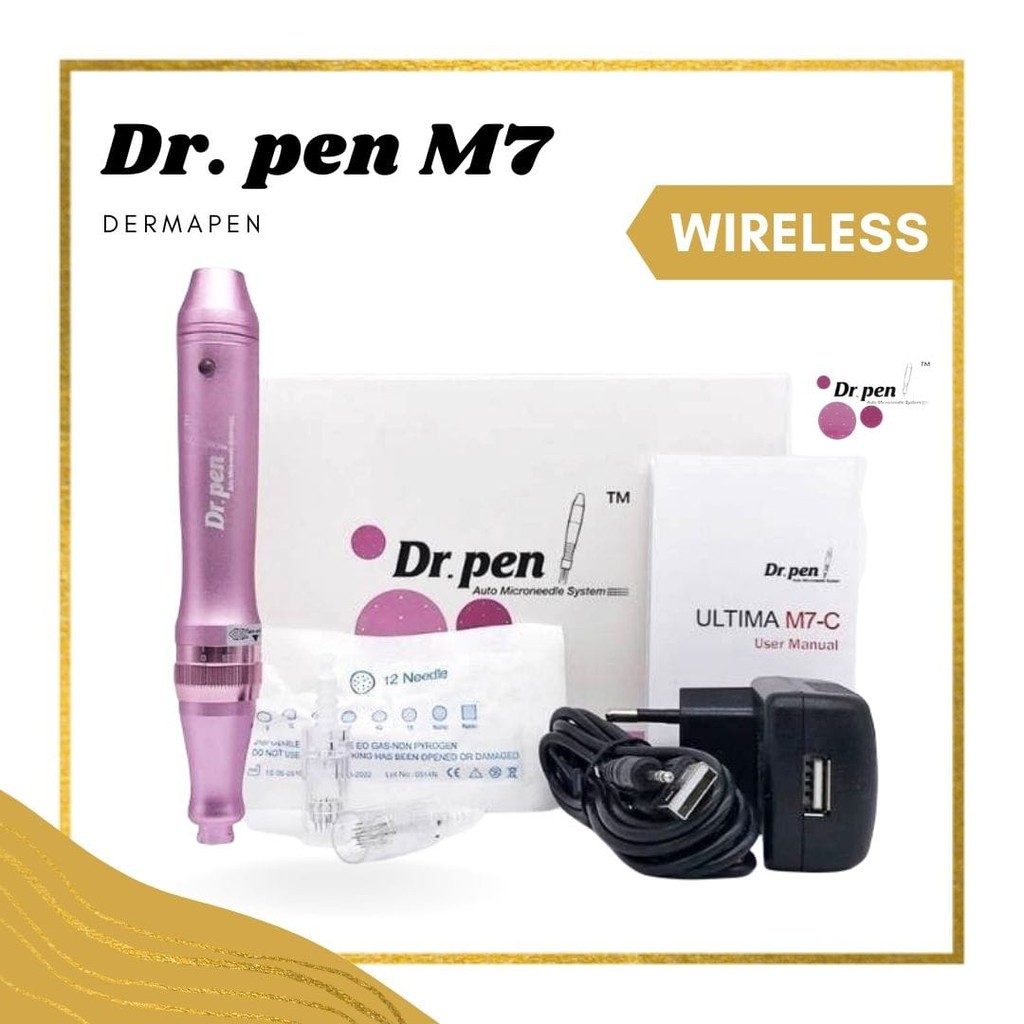 Dr.pen m7 wireless dr pen dr. Pen ultima m7 wireless m7-w dermapen alat bb glow sulam alis bibir mts