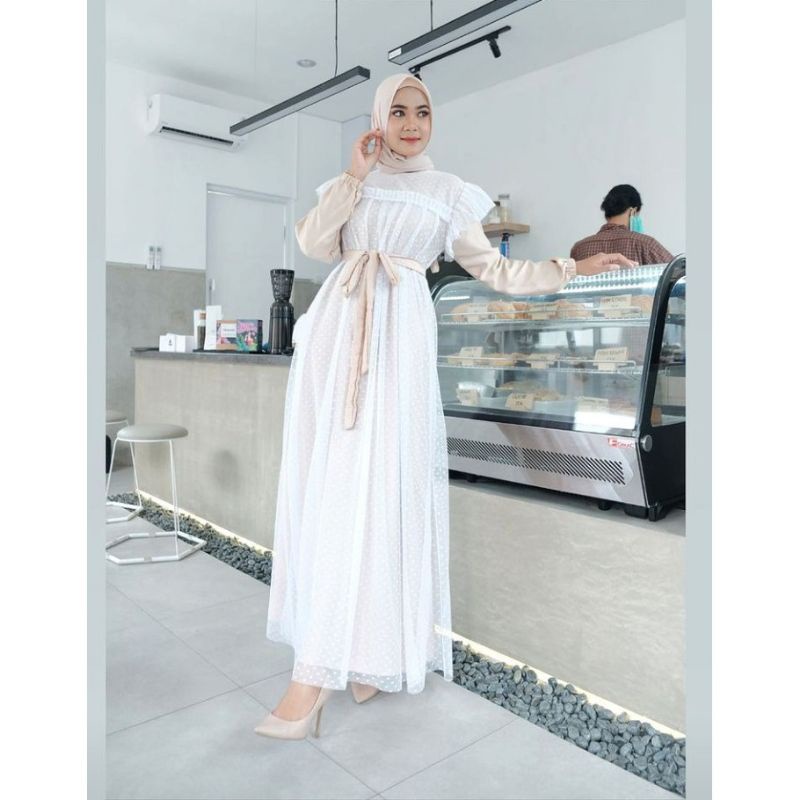 DELIA dress remaja / gaun tulle doty / bumil / baju kondangan / couple / bridesmaids