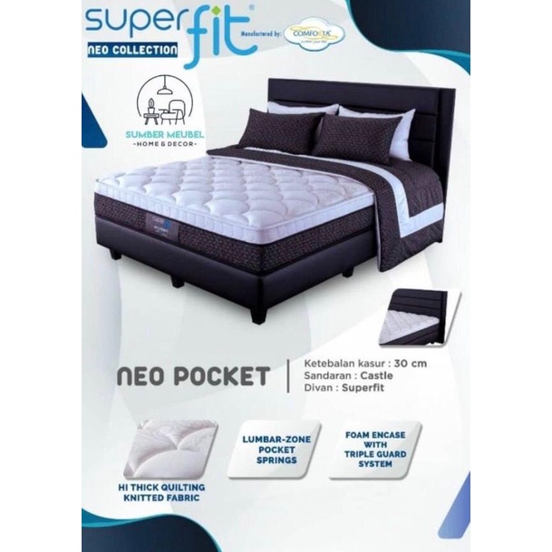 MATRAS SPRINGBED COMFORTA SUPER FIT NEO POCKET