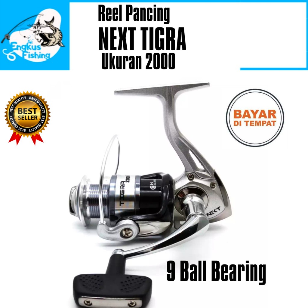 Reel Pancing Tigra 2000,4000 &amp; 6000 (8+1 Bearing) Kuat Galatama Murah