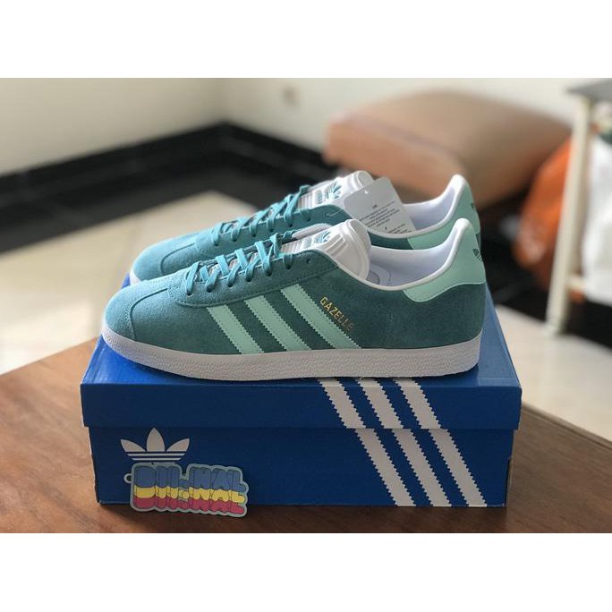 adidas gazelle true green