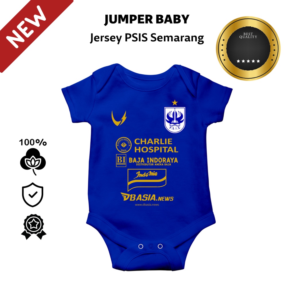 Jumper Bayi Jumpsuit Karakter Bola PSIS Semarang