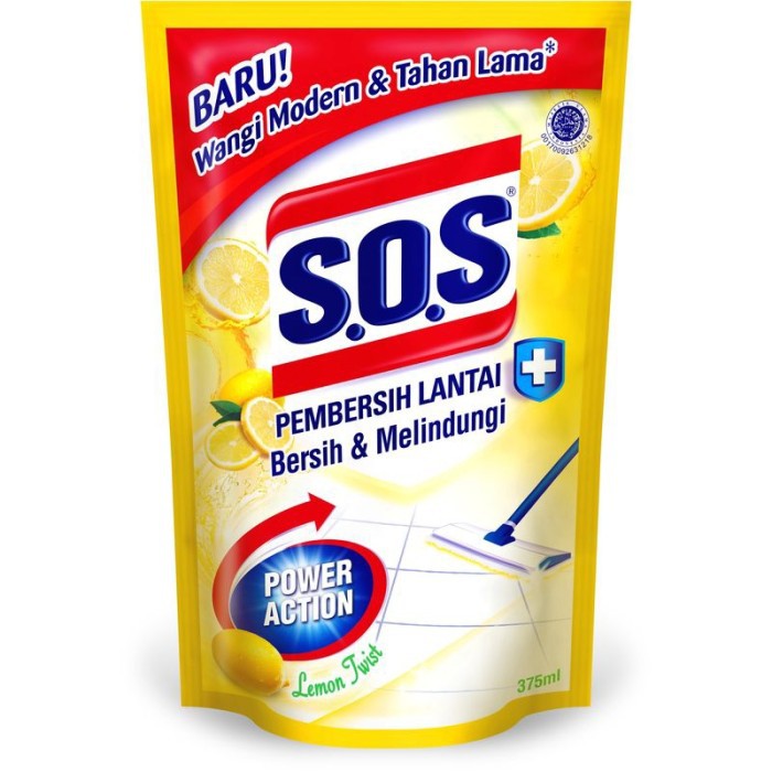 Sos Pembersih Lantai Lemon 375Ml
