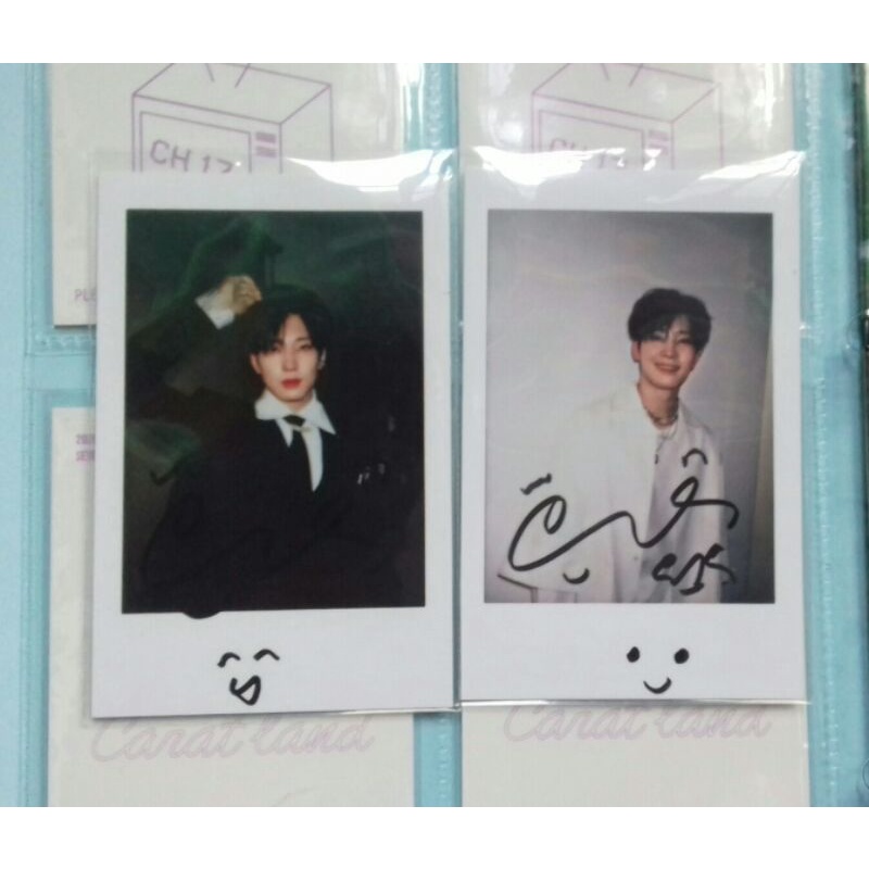 [SEVENTEEN] WONWOO WAVES MAGAZINE POLAROID PHOTOCARD PC WONU MAGAZINE SET