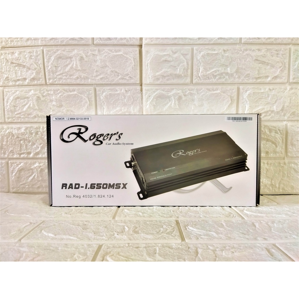 Rogers Class D Digital Monoblock Amplifier RMS 650Watt