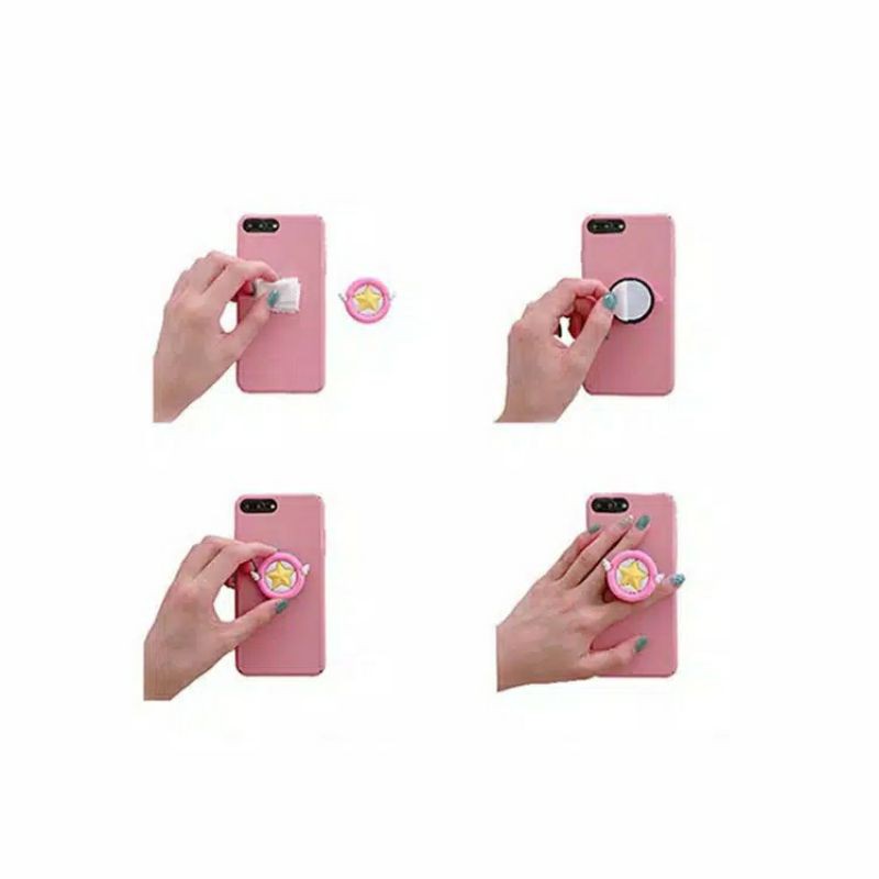 Pop Socket HP 3D Karakter Cartoon Aksesoris HP