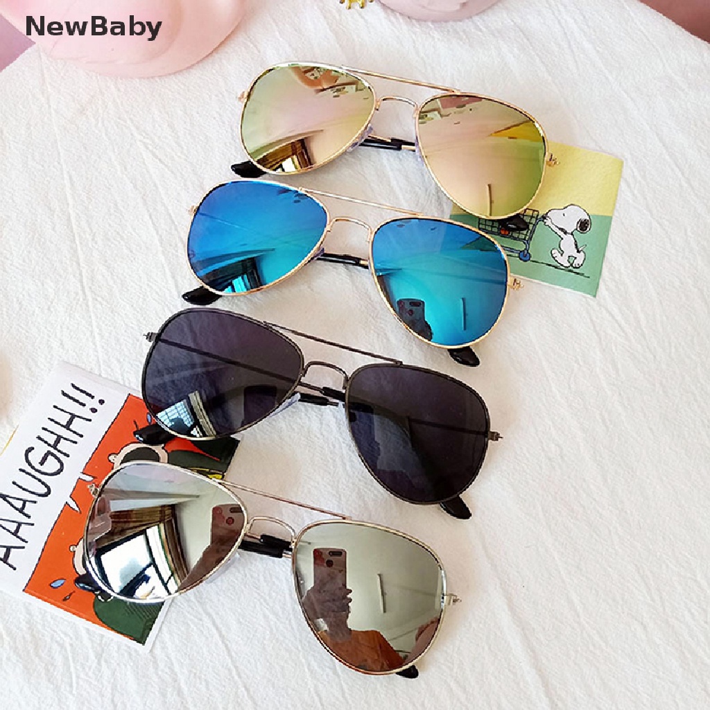 Kacamata Hitam Aviator UV400 Klasik Untuk Anak Unisexlakilakiperempuan