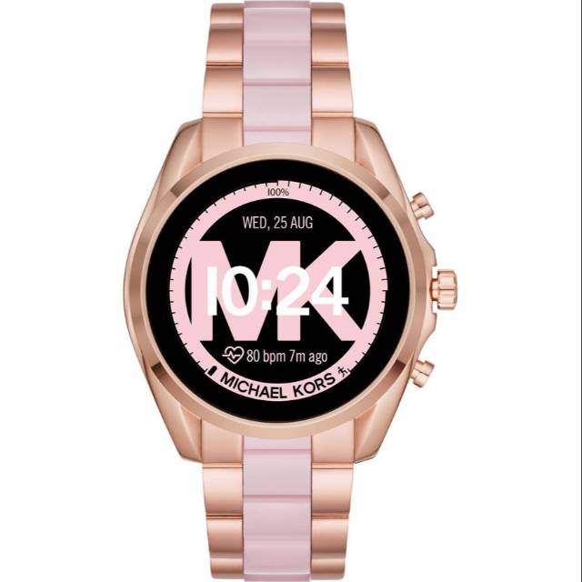 michael kors bradshaw plum smartwatch