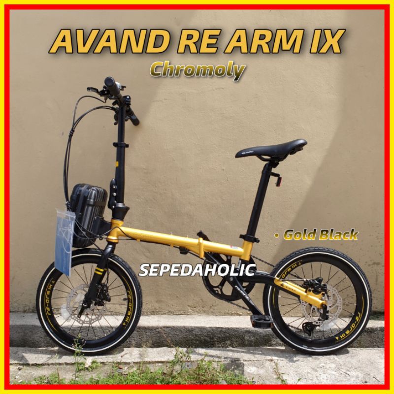 sepeda lipat frame chromoly