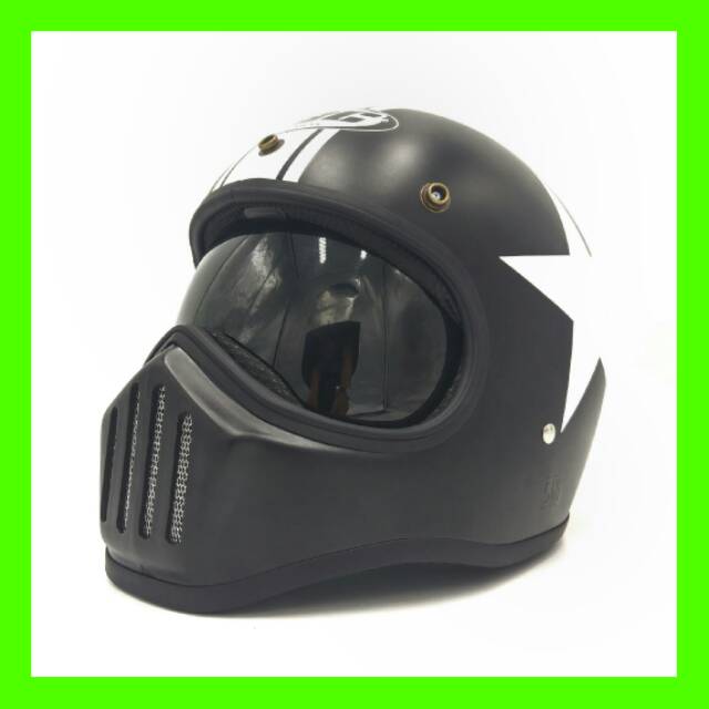 Helm Cakil HBC Dengan Inner Visor Smoke