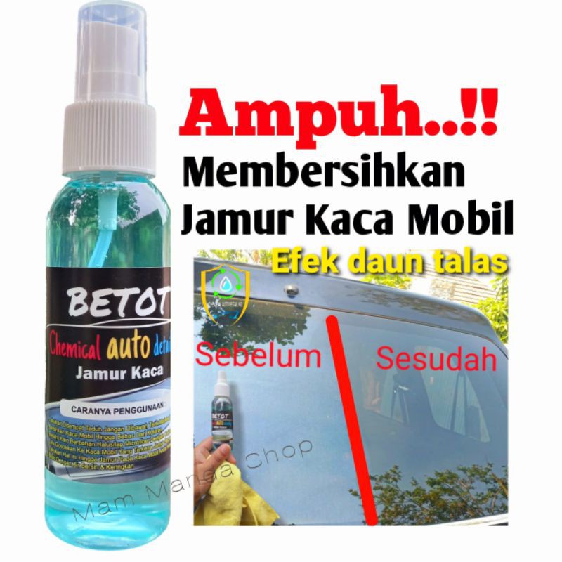 Betot Pembersih Jamur Kaca Mobil efek daun talas / Jamur Kaca Waterspot / Betot Auto Detailing 100m