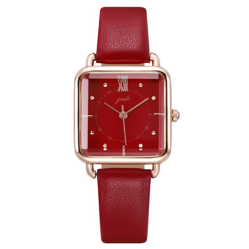 Watchyou Jam Tangan Wanita Fashion Retro Square Fashion A0156 Ins Student Jam Tangan Wanita