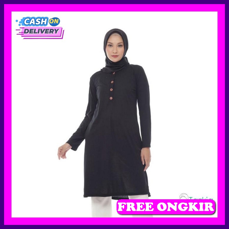 Tunik Wanita Kaos Bkk Bangkok Combi Ceruty Import Premium | Tunik Wanita Best Seller | Tunik Wanita 