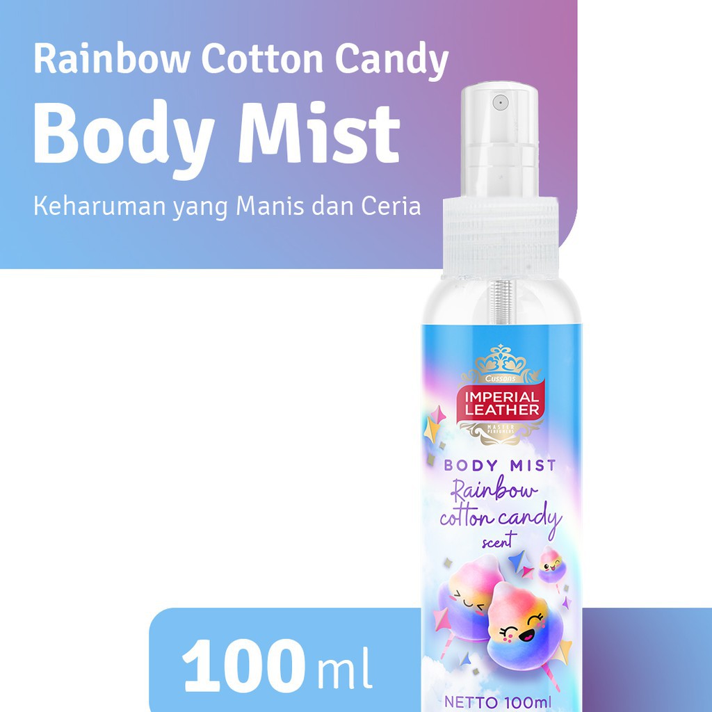 cussons imperial leather Body Mist Cotton Candy Rainbow&amp;marsh mallow 100 ml