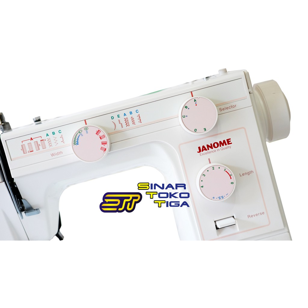 Janome NS 7210 Mesin Jahit Semi Portabel FLATBED Bodi Besi