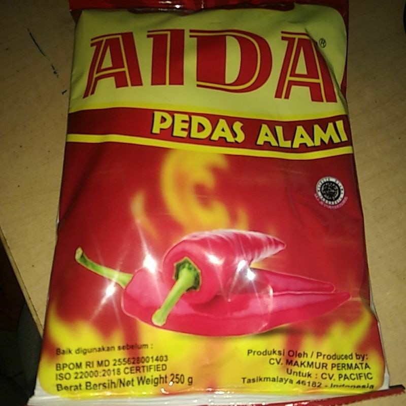 

Cabe bubuk AIDA pedas alami 250g