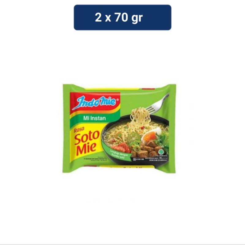 

idomie instant soto mie 2x70gr
