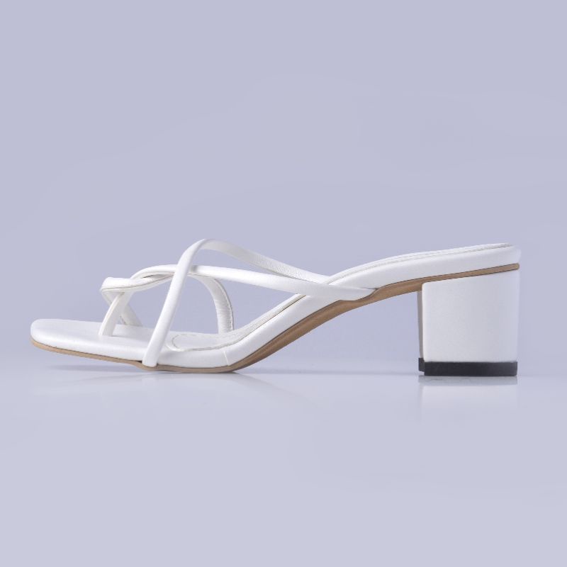 Morningbell - sandal high hells donna hak kotak 5 cm