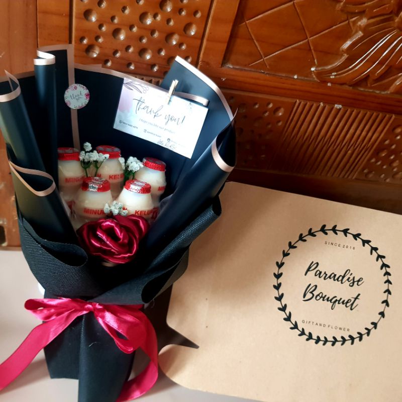 

buket yakult buket get well soon