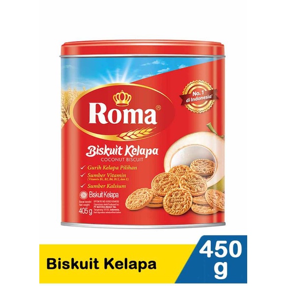 

Roma Biscuit Kelapa 450G