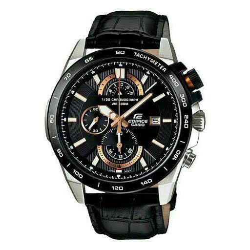 Casio Edifice EF 520 Black | Jam Tangan Pria ORIGINAL