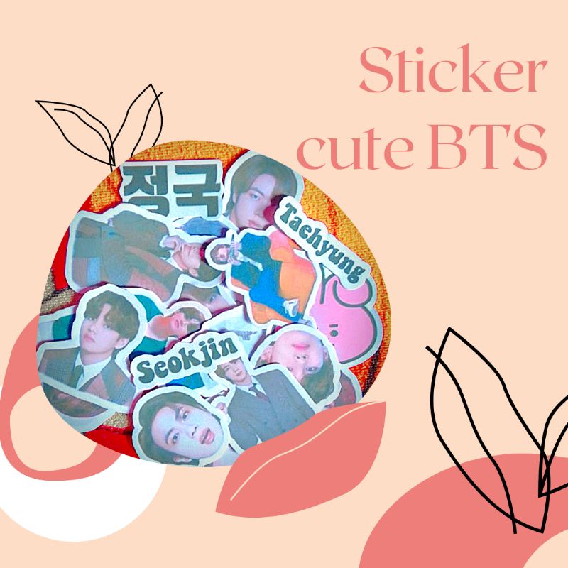 

STICKER CUTE BTS