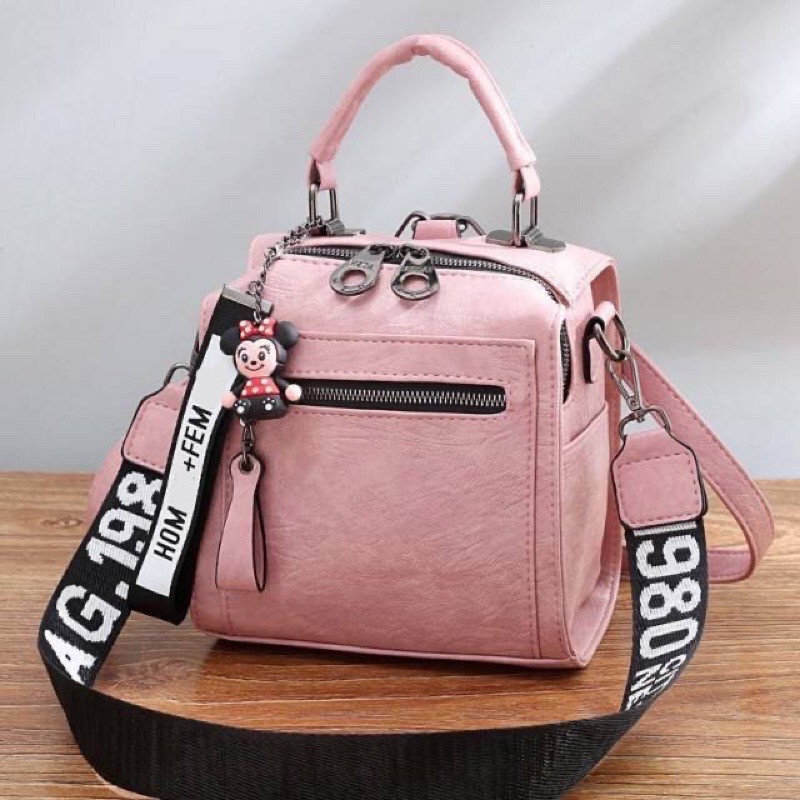 LADIESBAG -  TAS 2IN1 BISA RANSEL  SELEMPANG TAS WANITA HANDBAG CEWEK FASHION  BAGPACK LB - 559