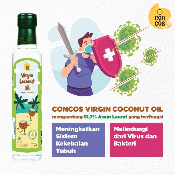 

Concos Virgin Coconut Oil Kids 250 ml / Extra Virgin Coconut Oil / VCO