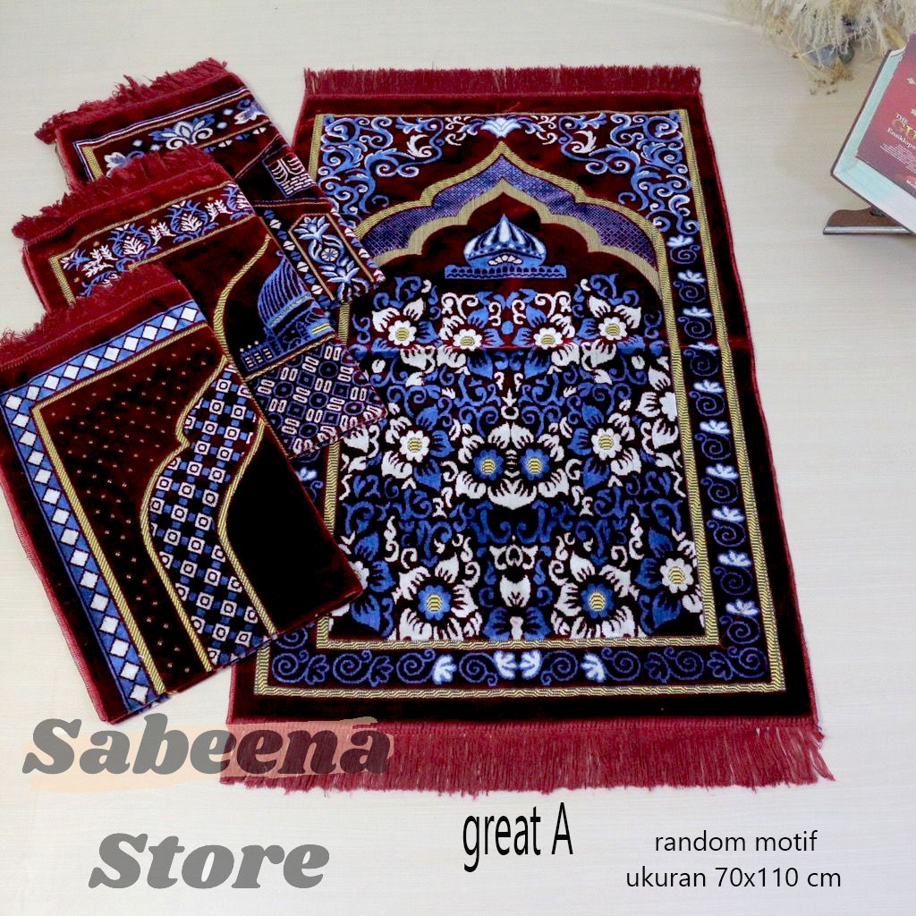 COD Sajadah Turki Kualitas super harga murah ukuran 70x110 peralatan Sholat