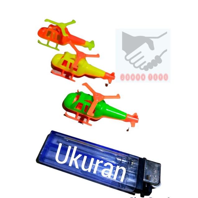 Mainan Helikopter 6 Cm× 3 cm isi 20 Pcs CCD