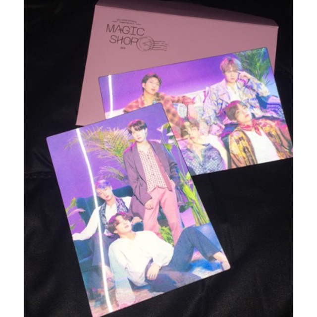 BTS magic shop lenticular postcard japan