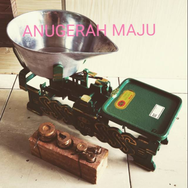 Timbangan Bebek/Timbangan Kodok SSS + 1 set batu timbangan