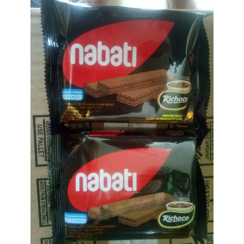 

Nabati Wafer Coklat 50gr