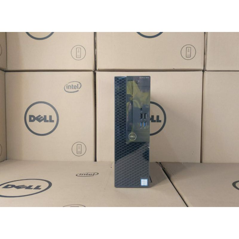 Paketan Mini Pc dell optiplex 3050 lcd 19in wide core i3 gen6 ram 8gb hdd 500gb second berkualiatas