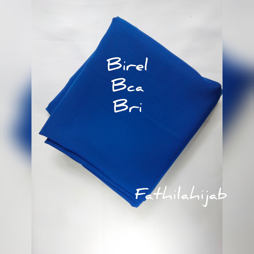 WOLFIS HIJAB JILBAB SEGI EMPAT SYARI 130X130 BAHAN WOLFIS GRADE A PREMIUM 58 Gramasi PART  II 354-BIREL / BCA