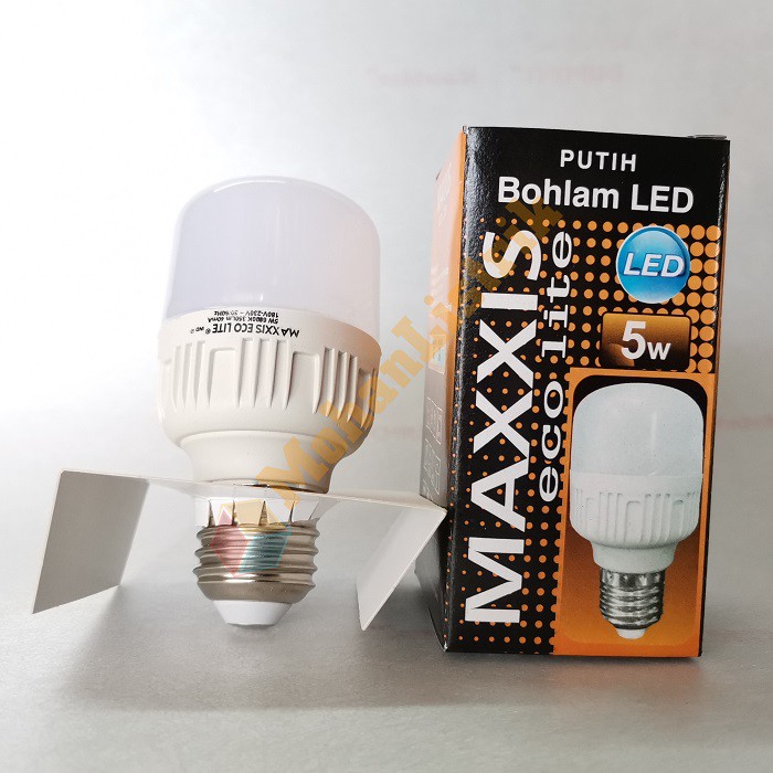 Bohlam Bola Lampu Led MAXXIS Lampu Led Capsule 5W 10W 15W 20W - Putih