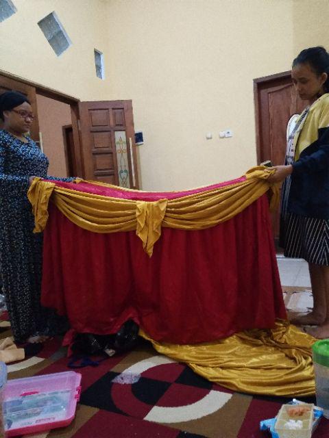 Cover Meja Persegi Uk.120 X 60 T.75 Cm