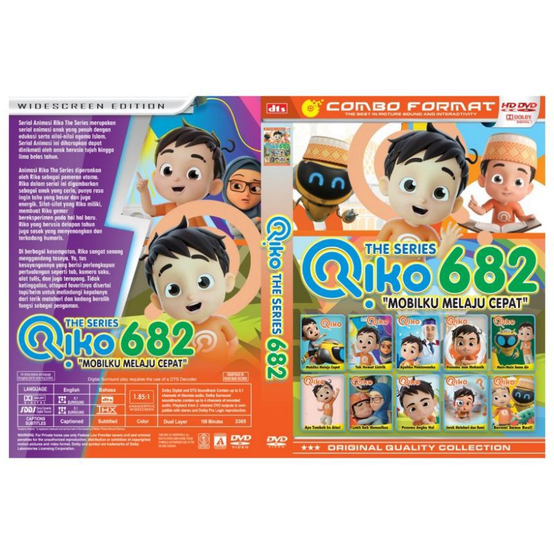 Jual KASET DVD KOLEKSI LENGKAP TERBARU ANAK ANAK RIKO 682 Indonesia