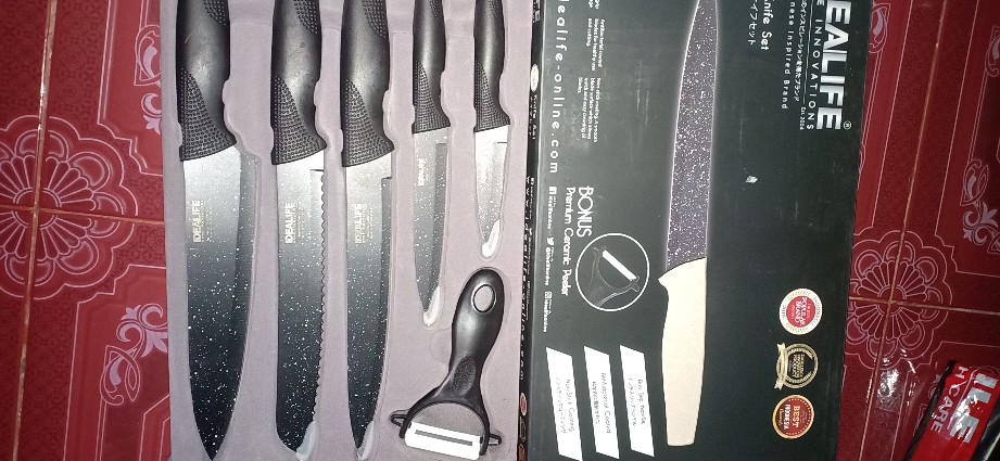 Idealife Knife Set - Pisau Set Dapur Keramik 5 Pcs Il-160 Il160