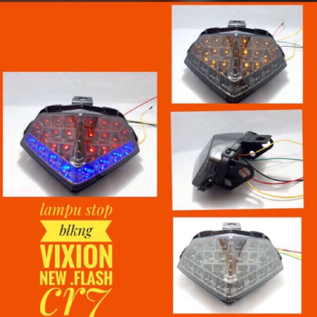 Lampu stop led vixion new plus sein