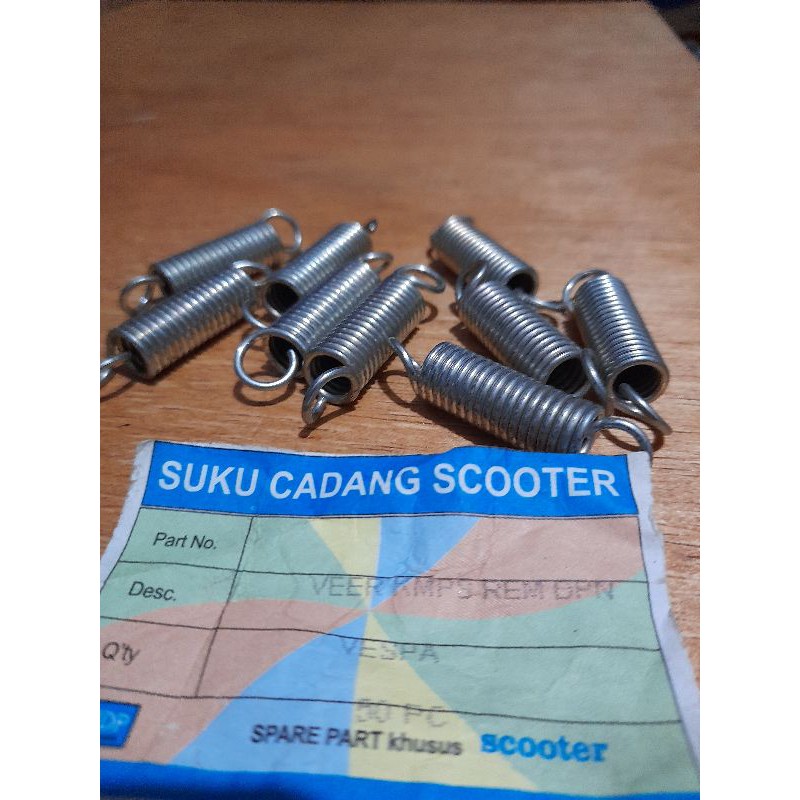 Per balik kampas rem depan vespa