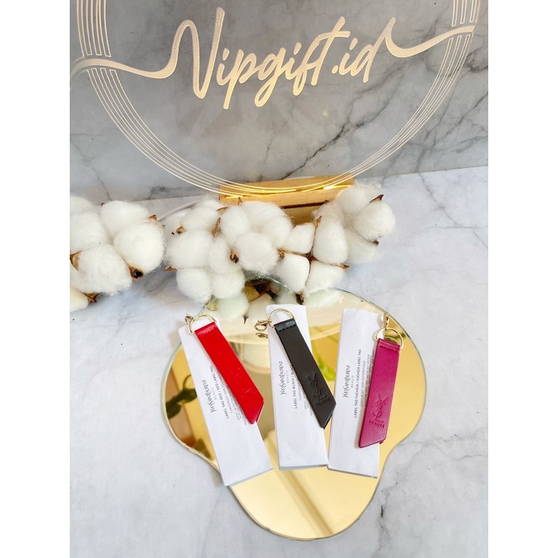 

VIPGIFT ORIGINAL YSL Label Tag Keychain