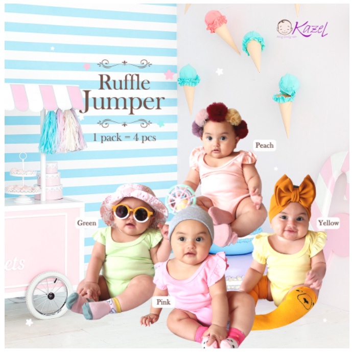 3Pcs/4Pcs JUMPER  Kazel Ruffle Edition CBKS