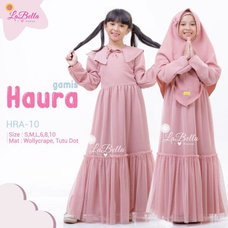 GAMIS ANAK HAURA BY LABELLA