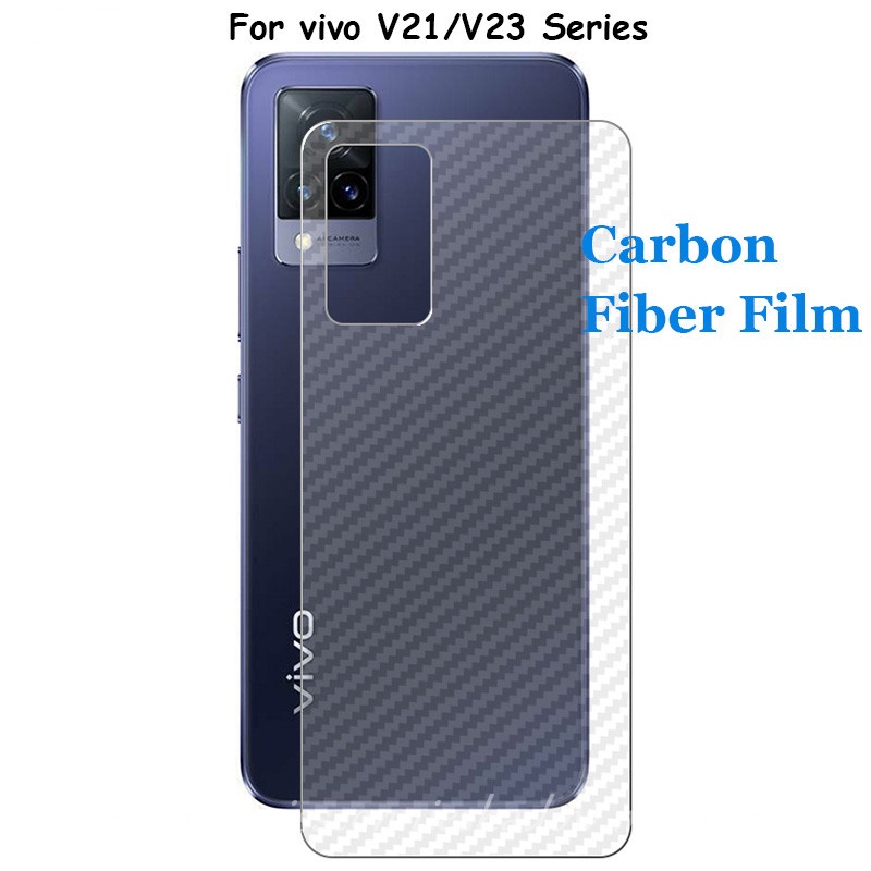 Film Tempered Glass Carbon Fiber 3D Untuk Vivo Y12A Y76 V21E Y73 Y20S Y21 Y31 Y15S Y15A Y21T Y21A Y12S Y20 Y50 Y17