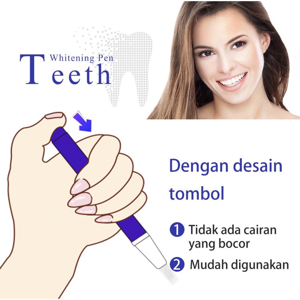 BREYLEE Teeth Whitening Powder odol Pemutih Gigi Dan Karang Gigi Pen Pembersih Karang Gigi Memutihkan Gigi Perawatan Diri