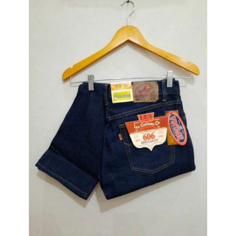 Celana Jeans Panjang Lea 606 Pria Standar Reguler Terlaris
