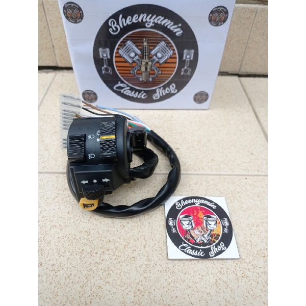 Holder Saklar Switch Kiri Klakson Sein Lampu Honda Win100 Win 100 Win Old Standart