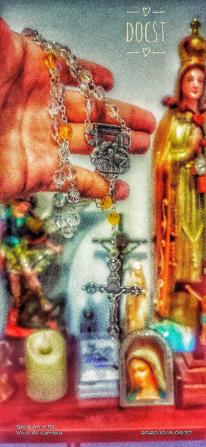 Rosario Bohemian Glass 6 Mm - Italy - Devosi - Katolik