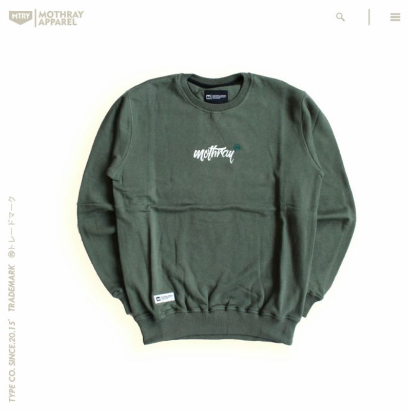 TRIPLE XTREME / CREWNECK MOTHRAY /FONT MOTHRAY 0101
